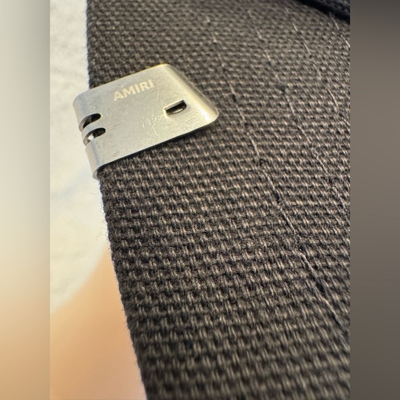 EUC AMIRI Wild Ones Embroidered Cap in Black & Yellow - Picture 6 of 11